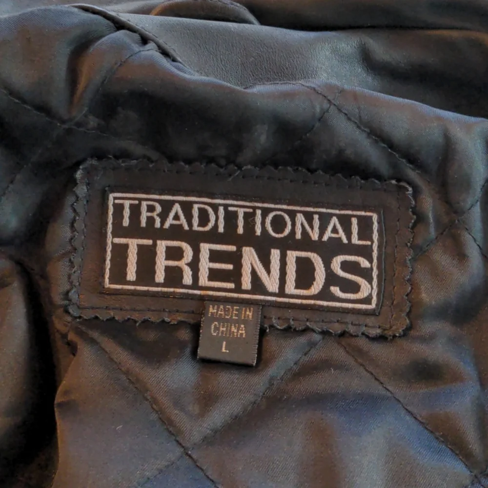 Mens Leather Coat - Large